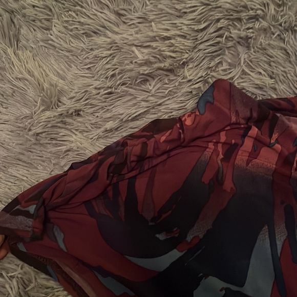 Patterned empire waist top - Picture 4 of 4